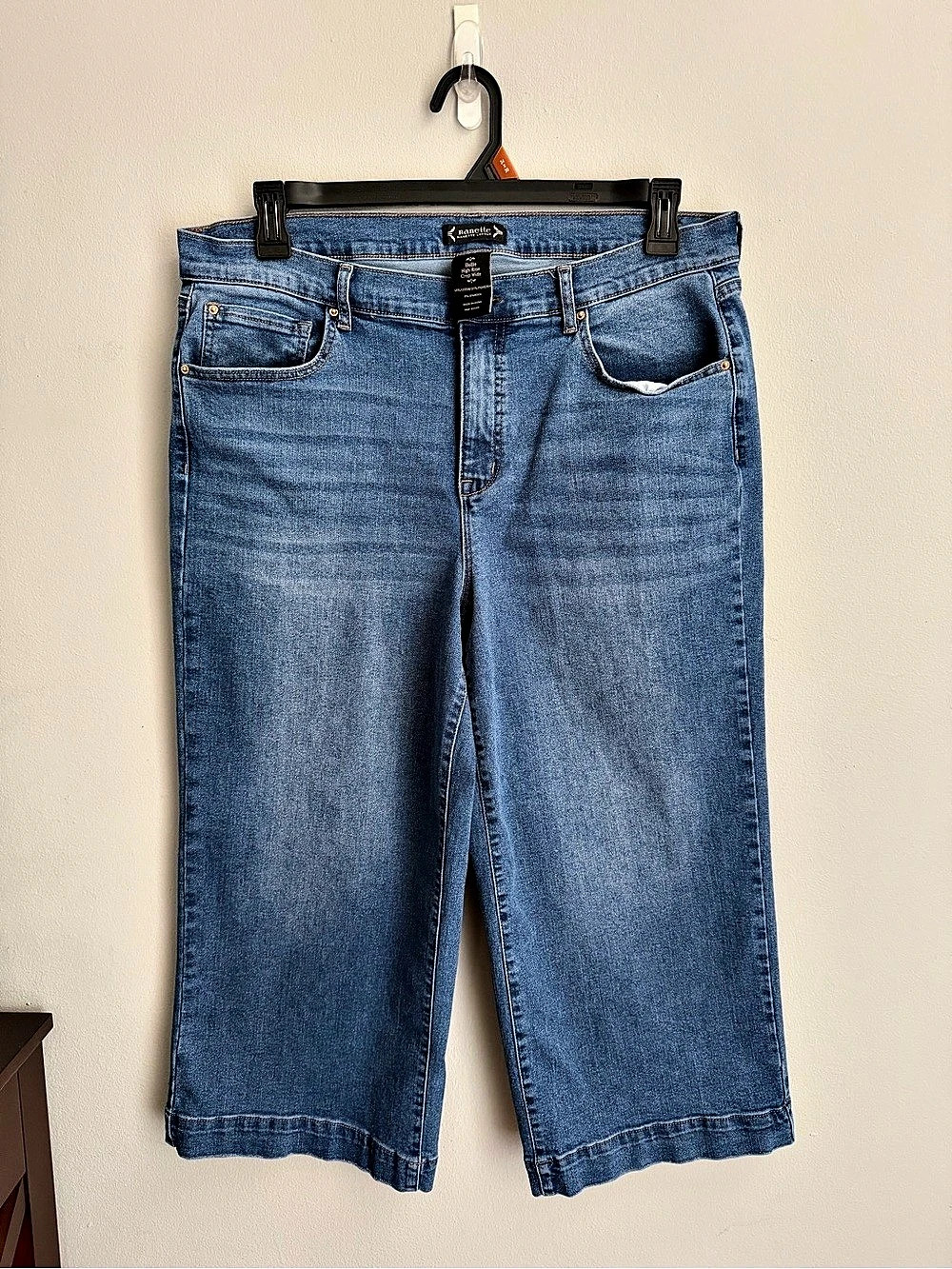 Nanette Lepore Belle High Rise Crop Wide High Rise Cropped Wide Leg